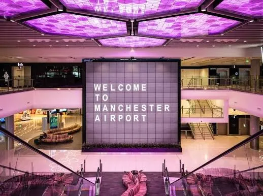Welcome to Manchester Airport terminal